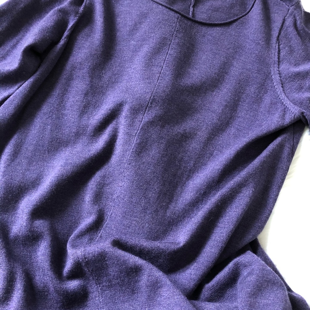 Eileen Fisher Purple Sweater Dress